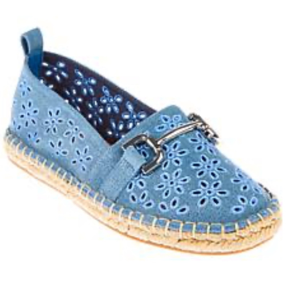 BCBGeneration Blue Floral Espadrilles